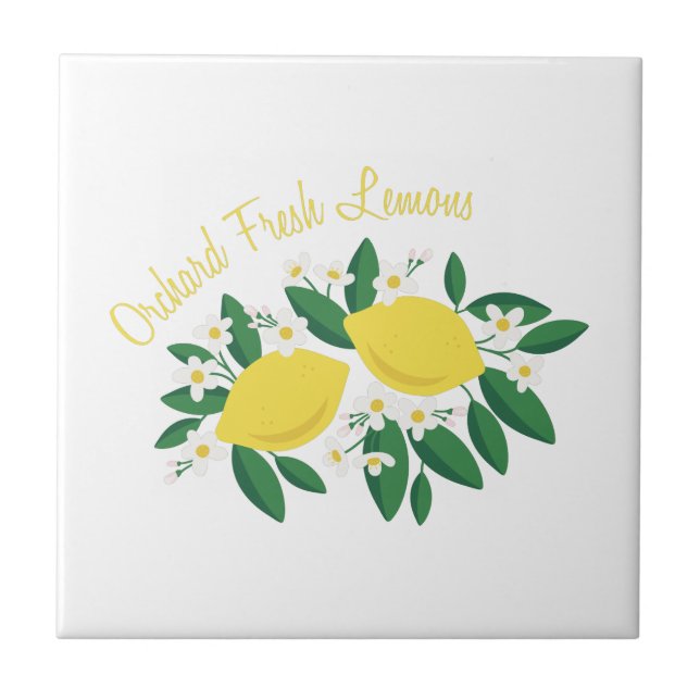 Fresh Lemons Tile (Front)