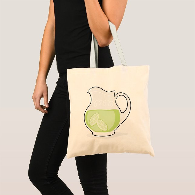 Fresh Lime Juice Pitcher Tote Bag (Creator Uploaded)