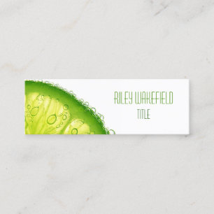 Fresh Lime Slice Business Card