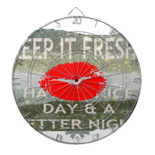 Fresh Lips, Uplifting Vibes: 'Keep It Fresh & Nice Dartboard