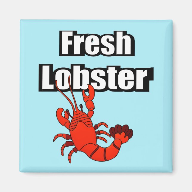 Fresh Lobster Magnet (Front)
