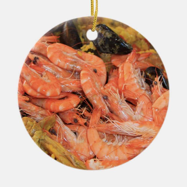 Fresh made Paella ornament (Front)