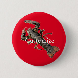 Fresh Maine Lobster Thunder_Cove 6 Cm Round Badge