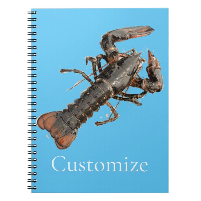 Fresh Maine Lobster Thunder_Cove Notebook (Front)