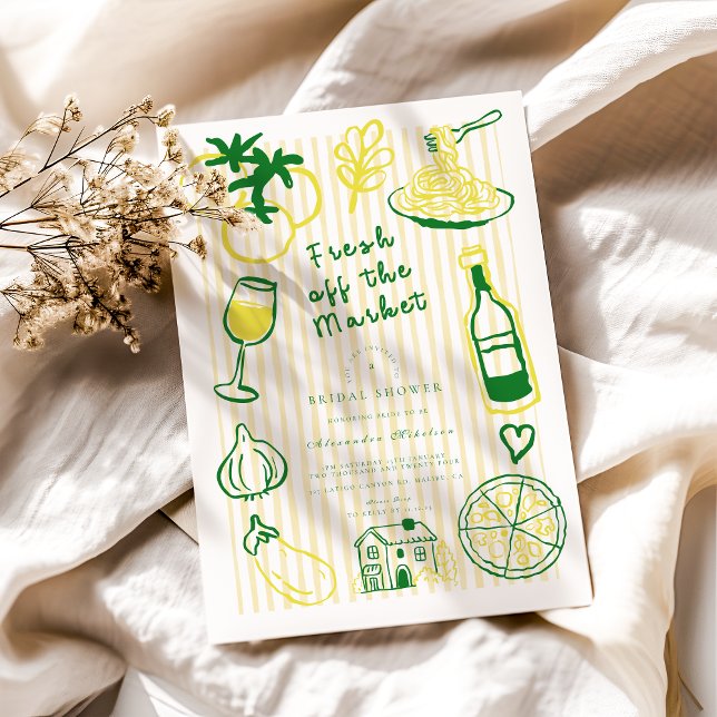 Fresh Market Celebration Shower Invitation (Creator Uploaded)