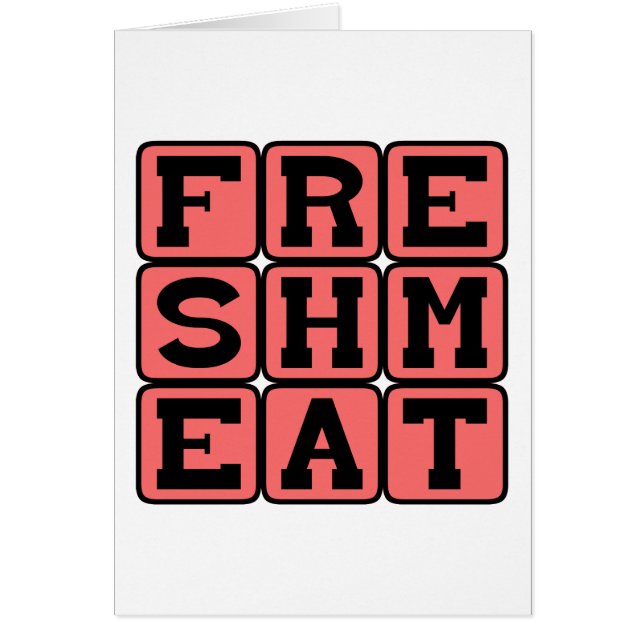 Fresh Meat, Raw Beef (Front)