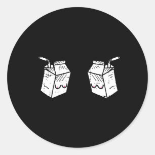 Fresh Milk Breastfeeding Motherhood Mama New Mum Classic Round Sticker