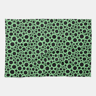 Fresh mint vibes bubbles tea towel