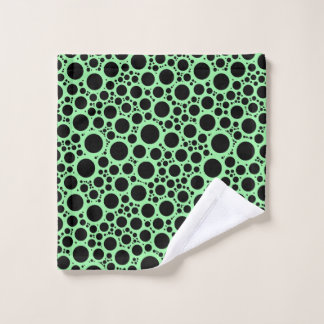 Fresh mint vibes bubbles wash cloth
