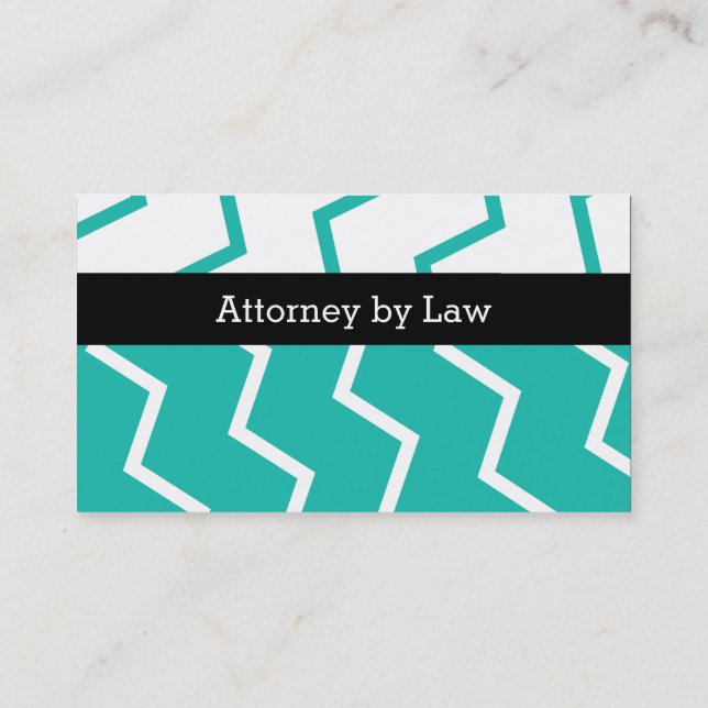 Fresh Mint with Black Business Card (Back)