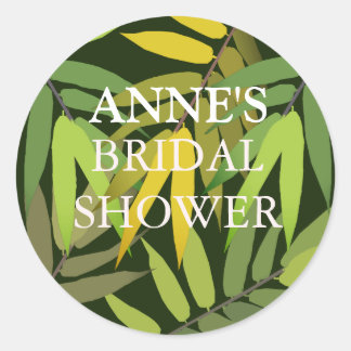 Fresh & Modern  Bridal Shower Sticker