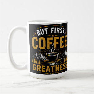 Fresh mornings with pepup coffee mug