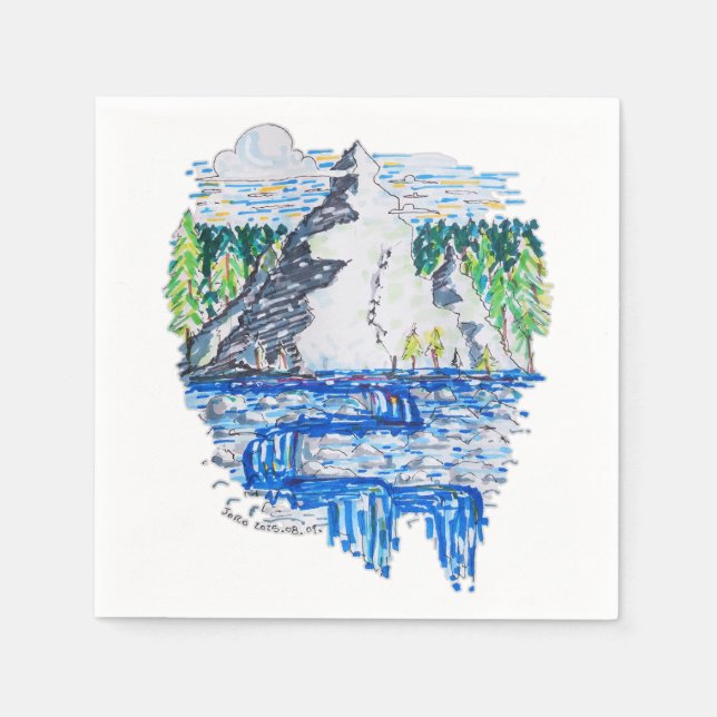 Fresh Mountain Napkin (Front)