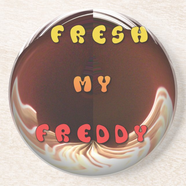 Fresh My Freddy Art Print Coaster (Front)