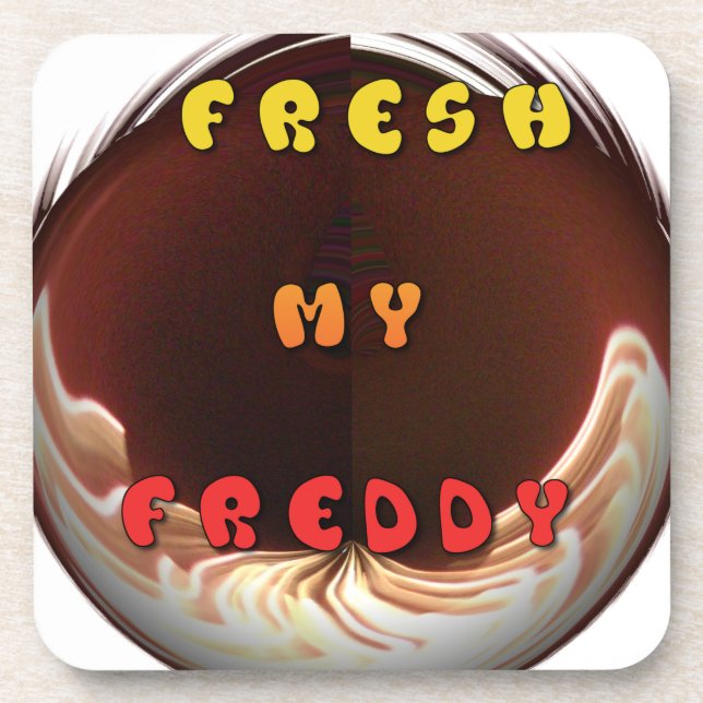 Fresh My Freddy Art Print Coaster (Front)