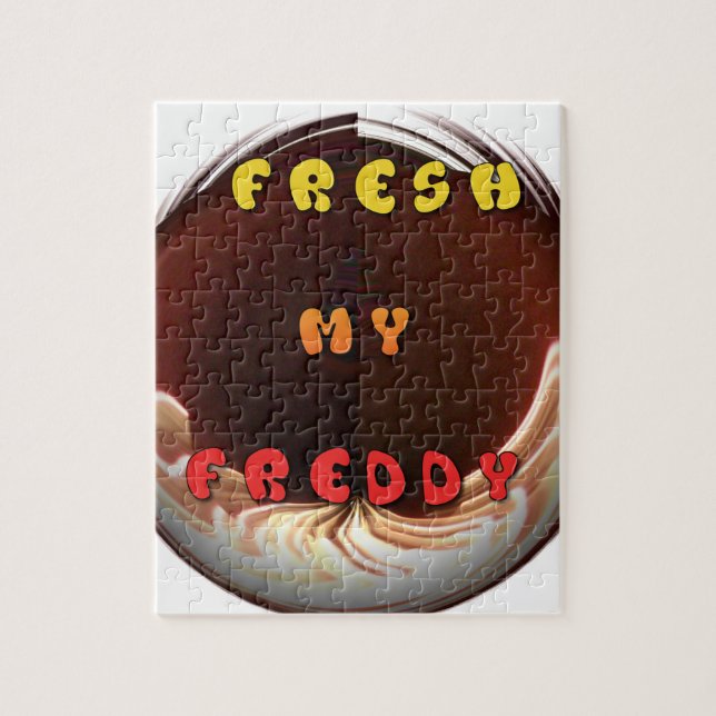 Fresh My Freddy Art Print Jigsaw Puzzle (Vertical)