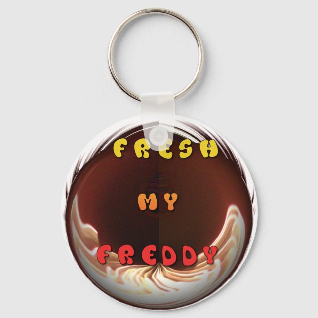 Fresh My Freddy Art Print Key Ring (Front)