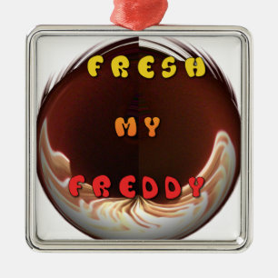 Fresh My Freddy Art Print Metal Tree Decoration