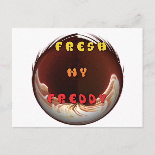 Fresh My Freddy Art Print Postcard (Front)
