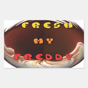 Fresh My Freddy Art Print Rectangular Sticker
