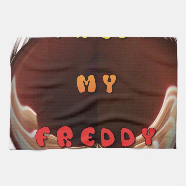 Fresh My Freddy Art Print Tea Towel (Horizontal)