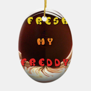 Fresh my freddy Fire Burning Hakuna Matata in Life Ceramic Tree Decoration