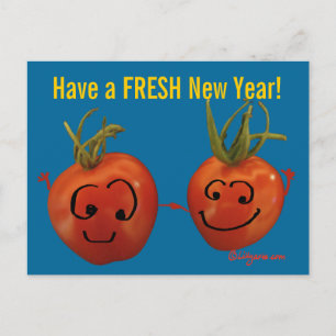 Fresh New Year Postcard