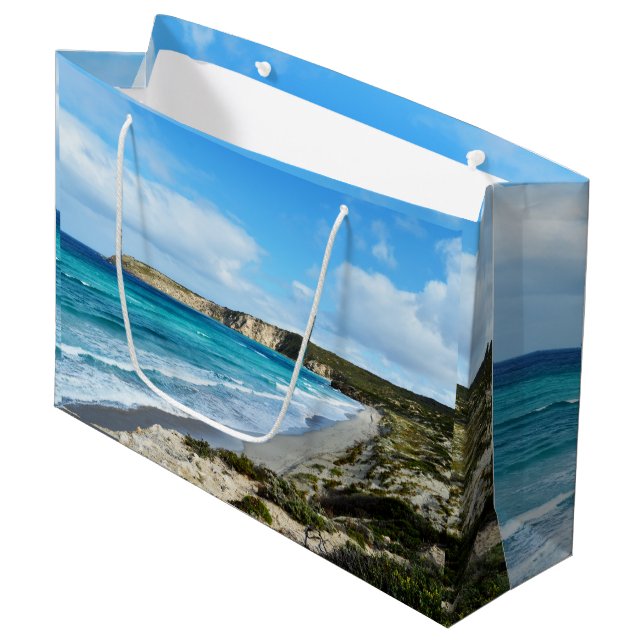 Fresh Ocean Breezes,   Large Gift Bag (Front Angled)