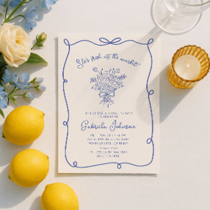 Fresh of the market Bridal shower invitation