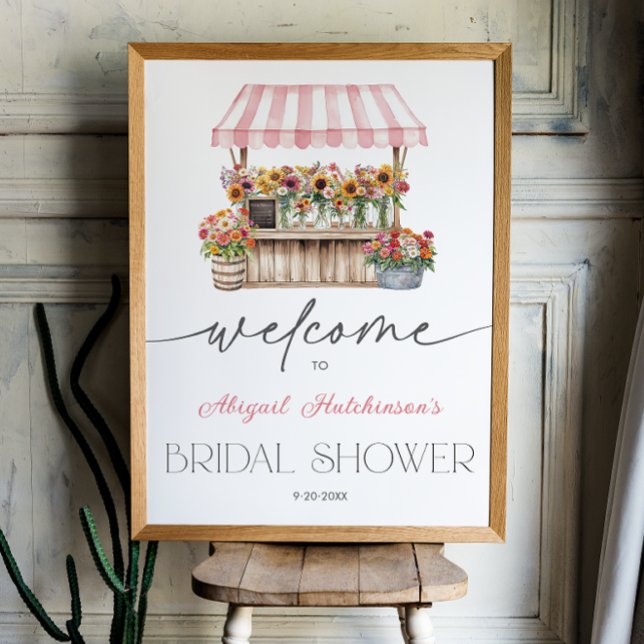 Fresh off the Market Bridal Shower -  18x24  Poster (Fresh off the Market Bridal Shower - 18x24 Poster)