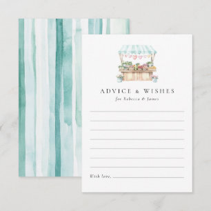 Fresh Off The Market Bridal Shower Advice Card