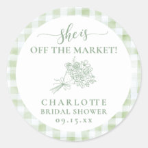 Fresh Off the Market Bridal Shower Farmers