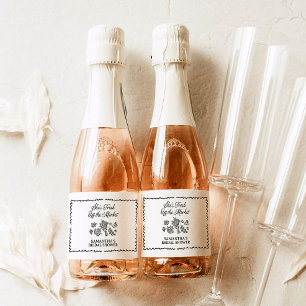 Fresh Off The Market Bridal Shower, Farmers Market Sparkling Wine Label