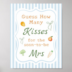 Fresh Off the Market Bridal Shower Guess How Many Poster