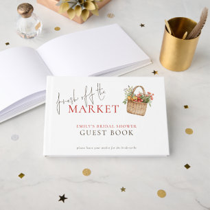 Fresh off the Market Bridal Shower Guest Book