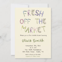 Fresh off the Market - Bridal Shower