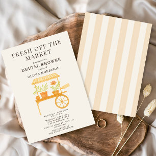 Fresh Off the Market Bridal Shower Invitation