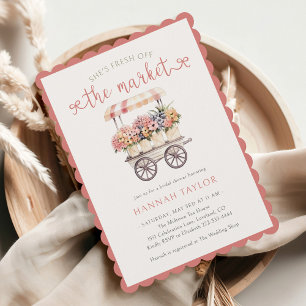 Fresh Off The Market Bridal Shower Invitation