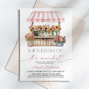 Fresh off the Market Bridal Shower Invitation