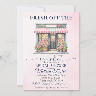 Fresh off the market bridal Shower Invitation