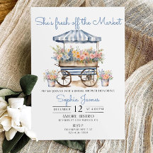 Fresh off the Market Bridal Shower Invitation Temp