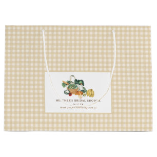 Fresh Off The Market Bridal Shower  Large Gift Bag