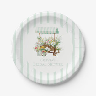 Fresh off the Market Bridal Shower Paper Plate