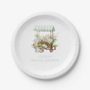 Fresh off the Market Bridal Shower Paper Plate