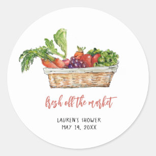 Fresh off the market Bridal shower stickers