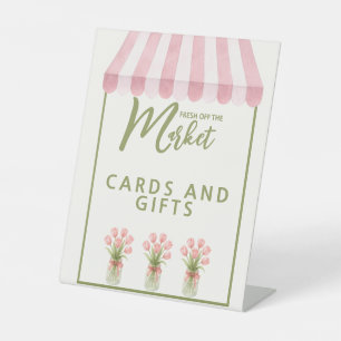 Fresh Off The Market Bridal Shower Tabletop Sign