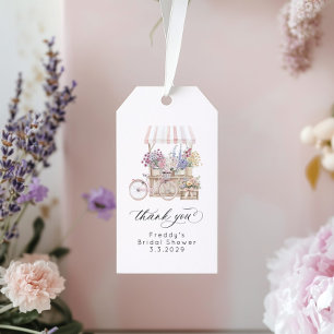 Fresh Off the Market Bridal shower Thank you Gift Tags