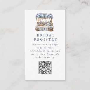Fresh off the Market - Coastal Market Bridal  Enclosure Card