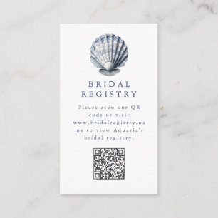 Fresh off the Market - Coastal Market Bridal  Enclosure Card
