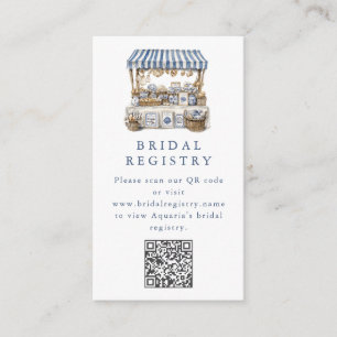 Fresh off the Market - Coastal Market Bridal  Enclosure Card